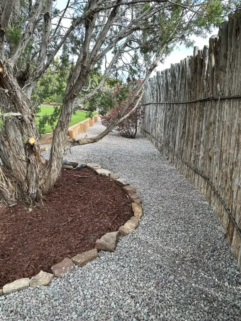 residential landscape in Santa Fe NM. Landscape and MOre